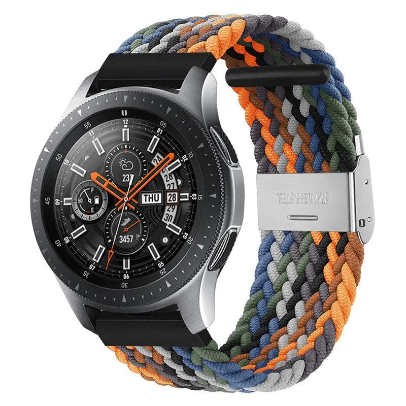 Nylon Braided Loop Watch Straps Compatible with the MVMT Chrono 40mm, Element & Powerlane