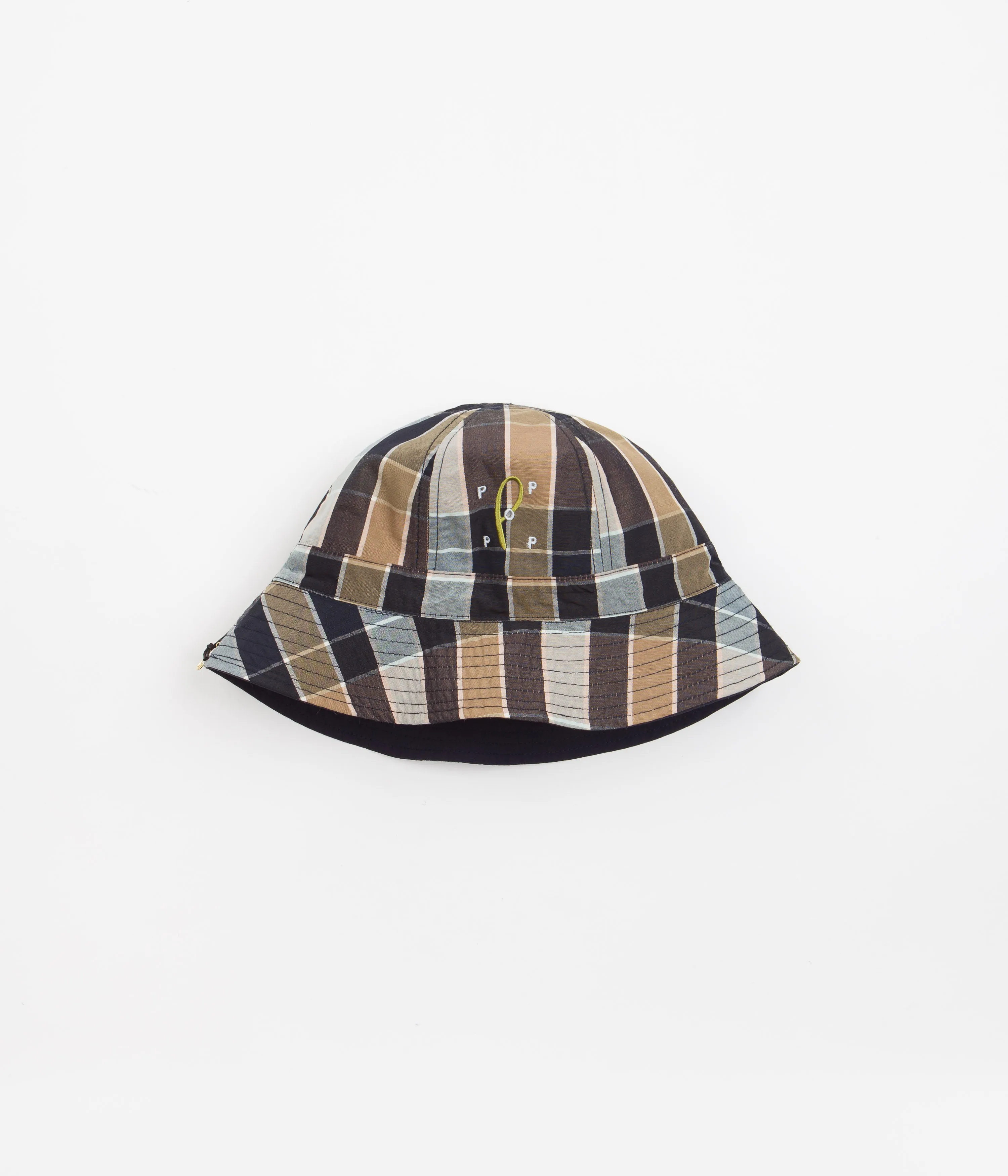 Pop Trading Company x Paul Smith Reversible Bucket Hat - Navy