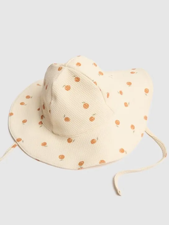 Quincy Mae   Printed nylon bucket hat 