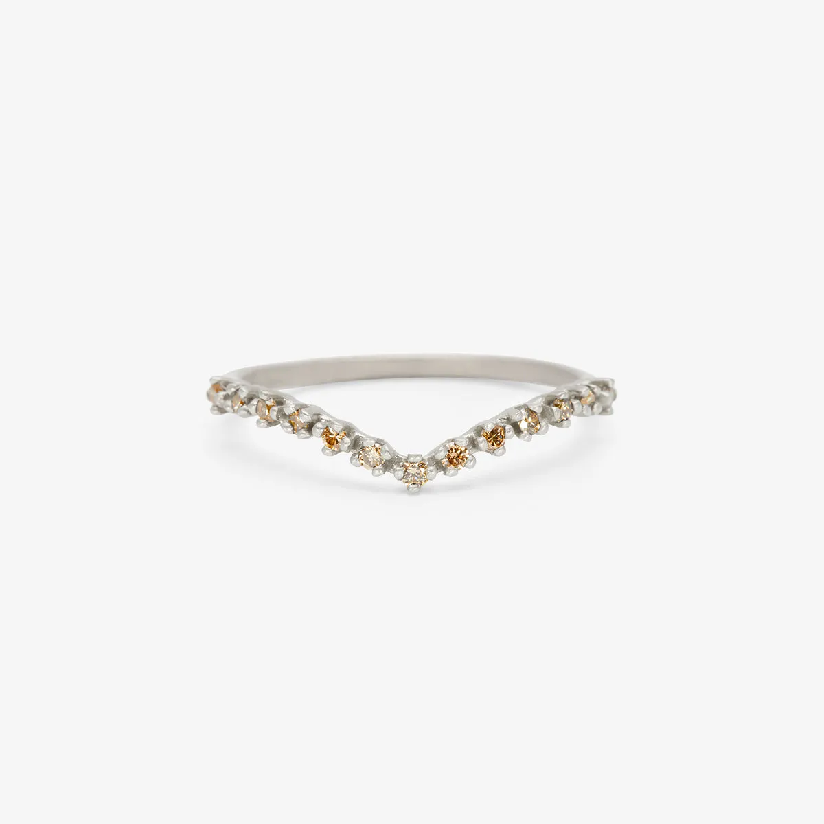 R11802BR | Brown Diamond Diadem Ring