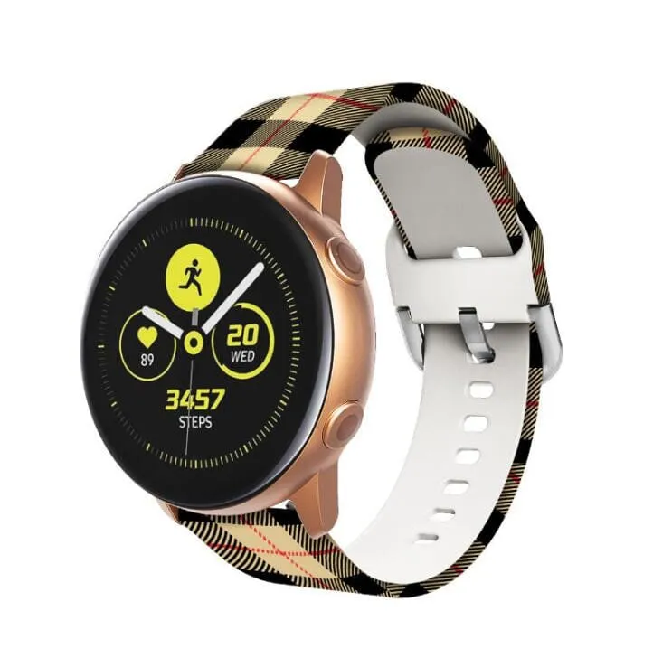 Silicone Pattern Watch Straps compatible with the Huawei Honor Magic Watch 2