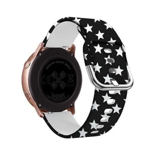 Silicone Pattern Watch Straps compatible with the Huawei Honor Magic Watch 2