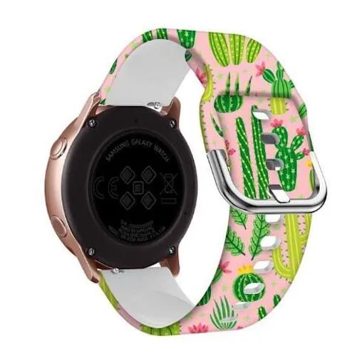 Silicone Pattern Watch Straps compatible with the Huawei Honor Magic Watch 2