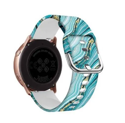 Silicone Pattern Watch Straps compatible with the Huawei Honor Magic Watch 2