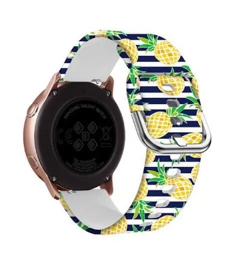 Silicone Pattern Watch Straps compatible with the Huawei Honor Magic Watch 2