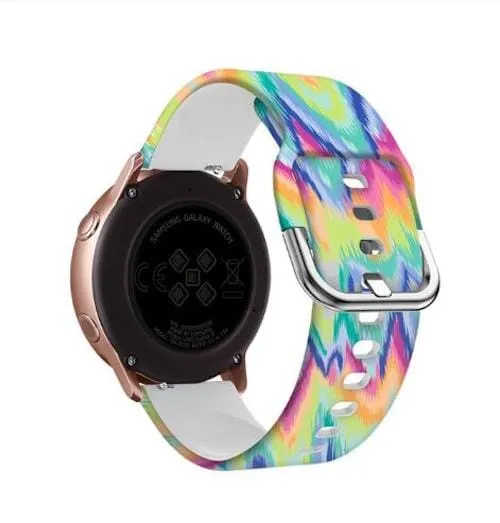 Silicone Pattern Watch Straps compatible with the Huawei Honor Magic Watch 2