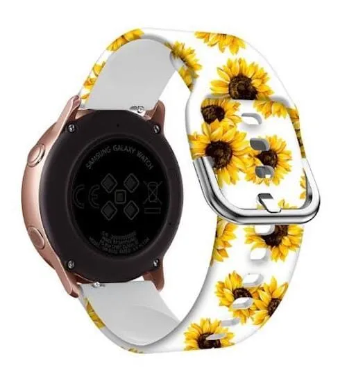 Silicone Pattern Watch Straps compatible with the Huawei Honor Magic Watch 2