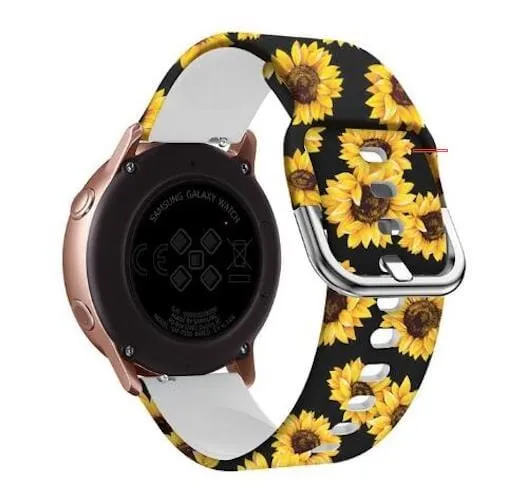 Silicone Pattern Watch Straps compatible with the Huawei Honor Magic Watch 2