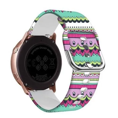 Silicone Pattern Watch Straps compatible with the Huawei Honor Magic Watch 2