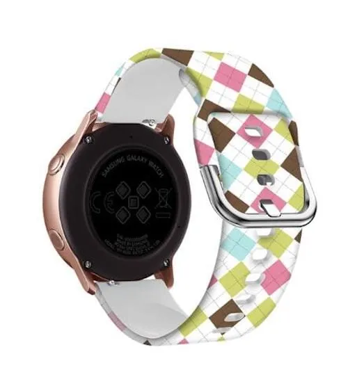 Silicone Pattern Watch Straps compatible with the Huawei Honor Magic Watch 2