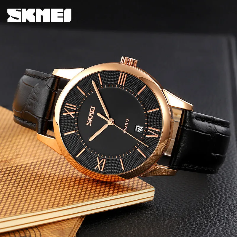 SKMEI 9261 Simple Dress Watches for Men w/ 3Bar Water Resistance