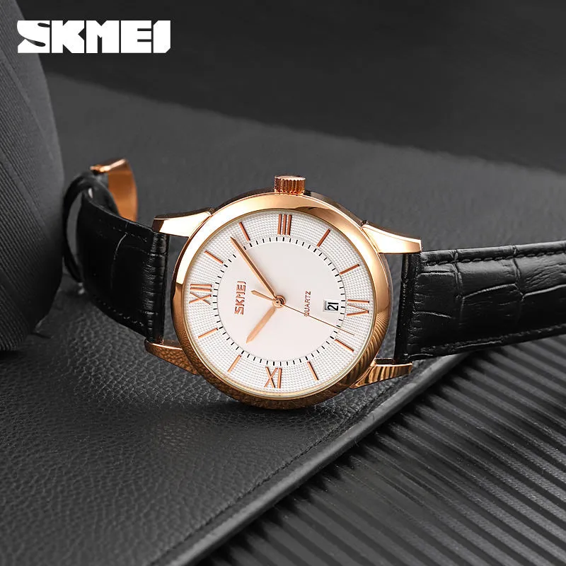 SKMEI 9261 Simple Dress Watches for Men w/ 3Bar Water Resistance