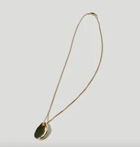 Small Pebble Gold Necklace