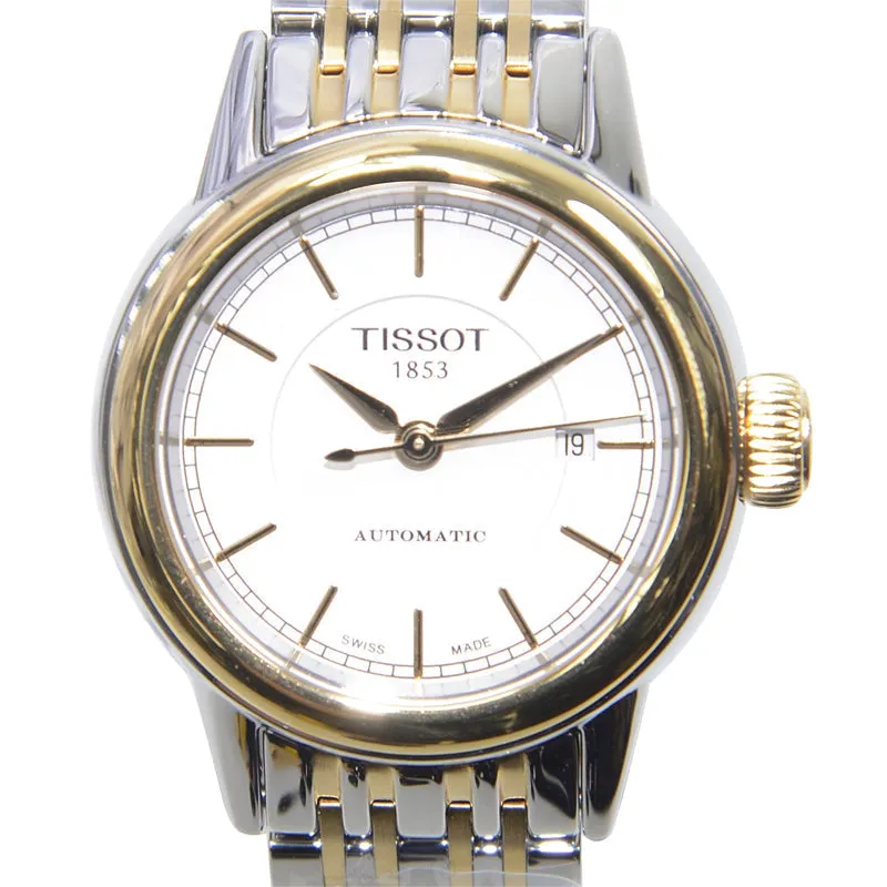 Tissot T0852072201100 Carson Automatic White Dial Ladies Watch