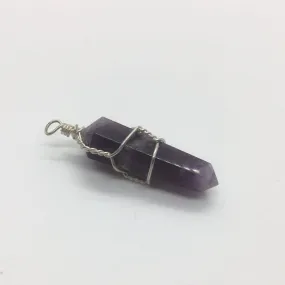 Water Drop Pendant - Amethyst